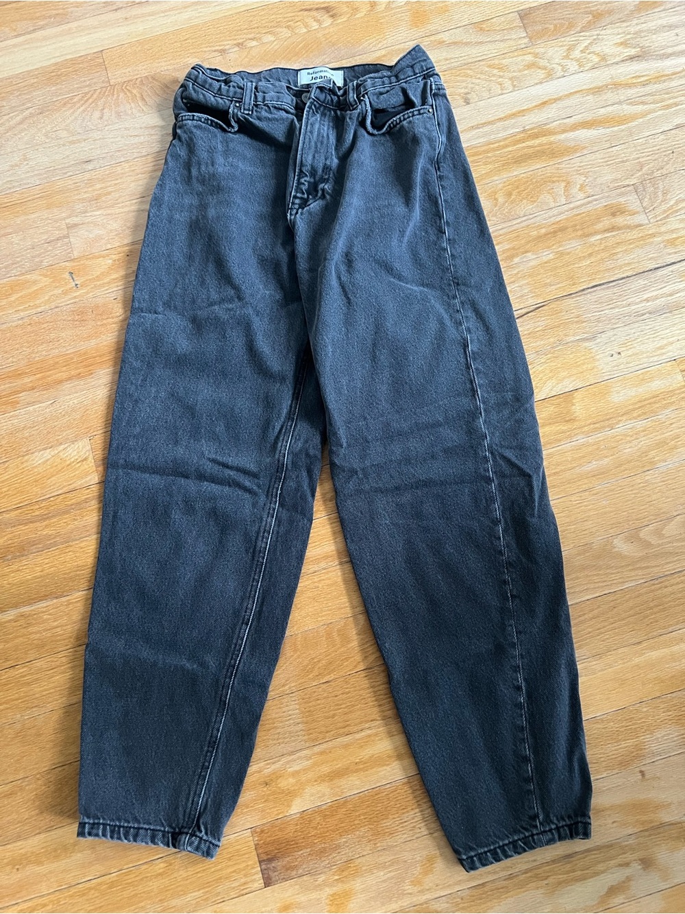 Reformation Black Relaxed Women’s Jeans